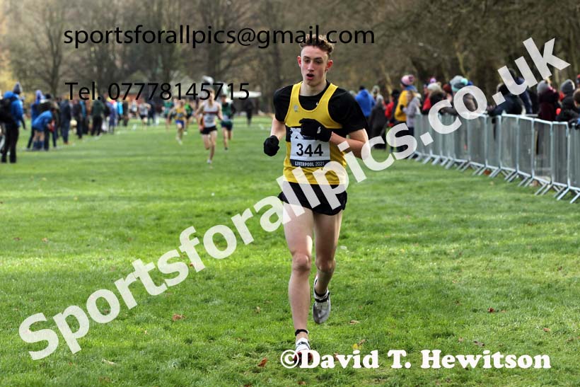 Boys under-15s, European Cross Country Championships Trials, Sefton Park, Liverpool. Photo: David T. Hewitson/Sports for All Pics